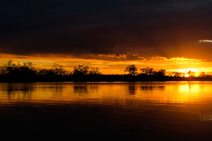 Imagem do pôr do sol