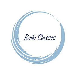 Reiki Classes circular graphic