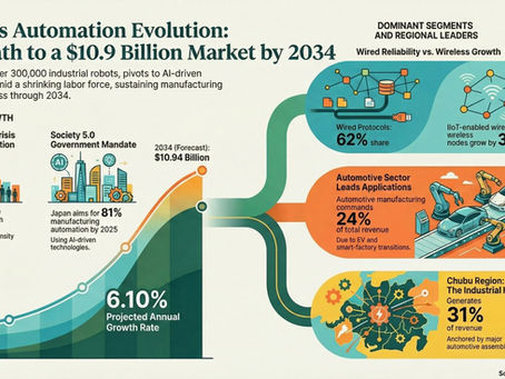 Japan Process Automation Market Size 2025 USD 6.44 Billion, Rising to USD 10.97 Billion by 2034