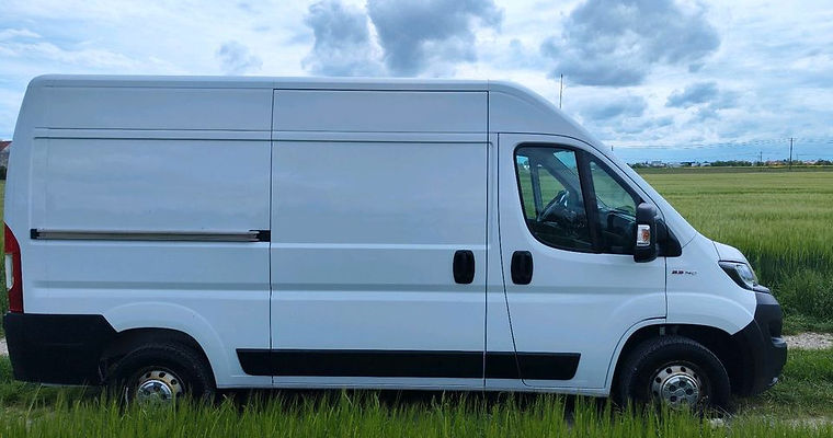 Seitenansicht Fiat Ducato Transporter
