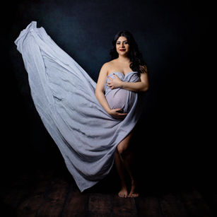 Maternity grey fabric