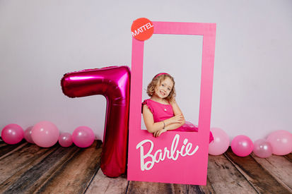 Childs 7th birthday, Barbie theme birthday