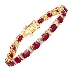 Ruby and diamond ring