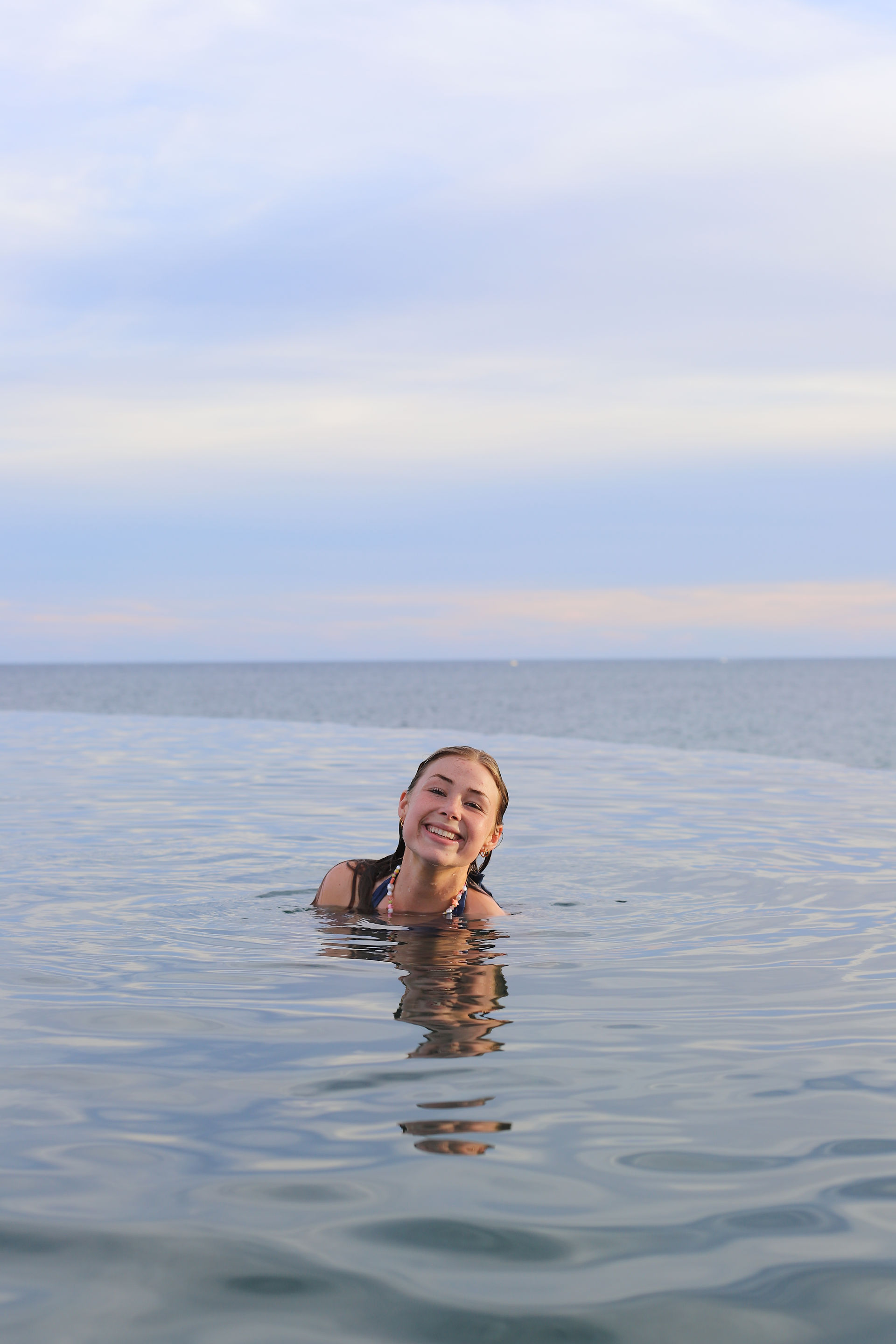 Miss Sara swimming