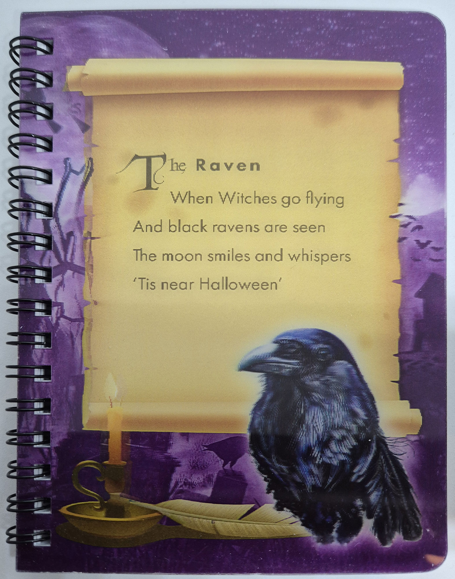 Lenticular Notebook Raven