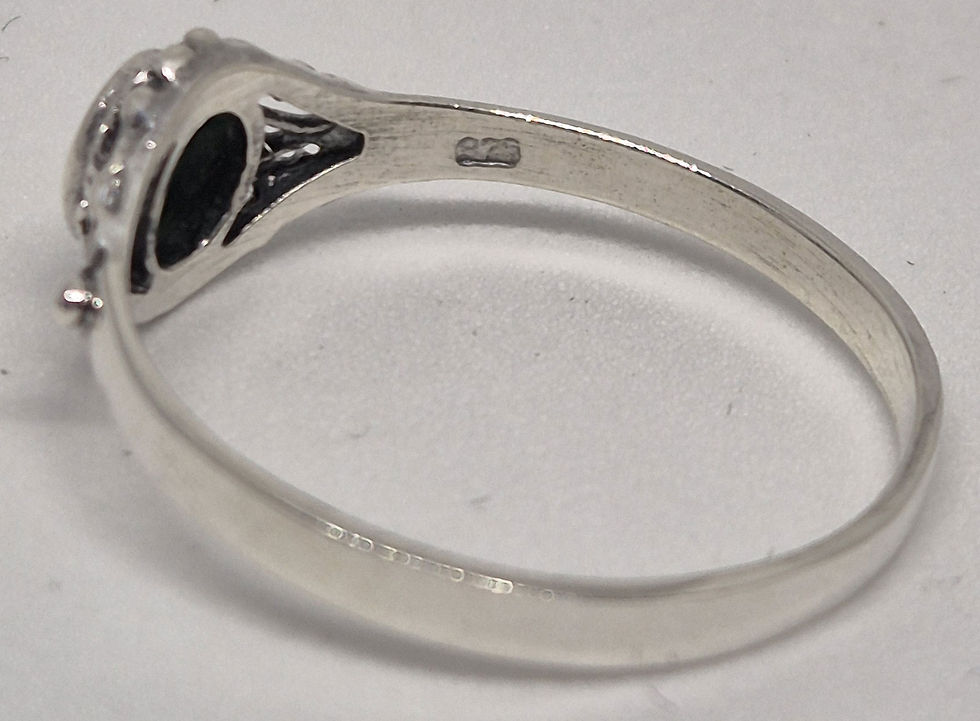 Thumbnail: Round Abalone Ring
