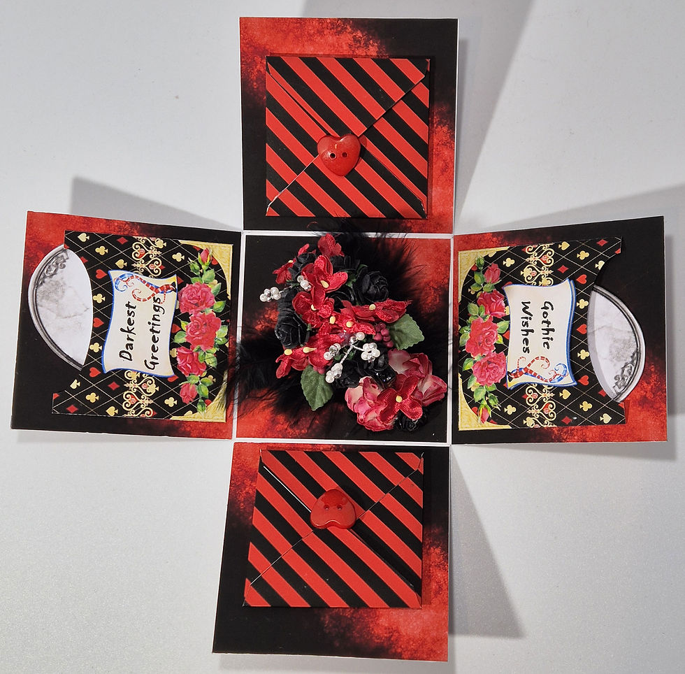 Thumbnail: Exploding Greetings Card Gift Flowers