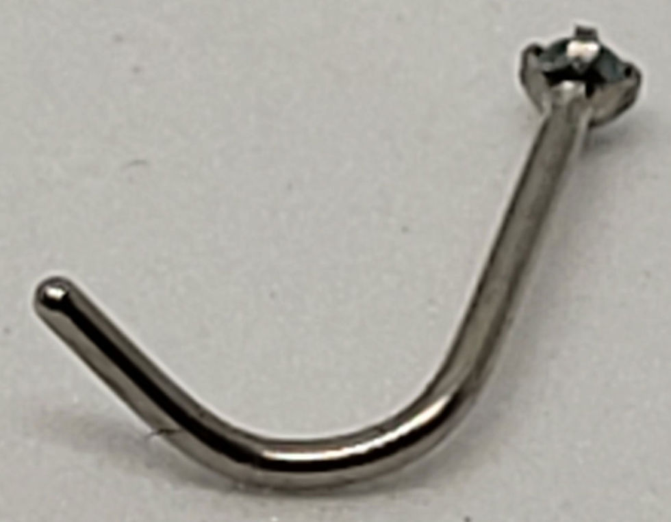 Thumbnail: Nose Stud Twist 0.8 Gem