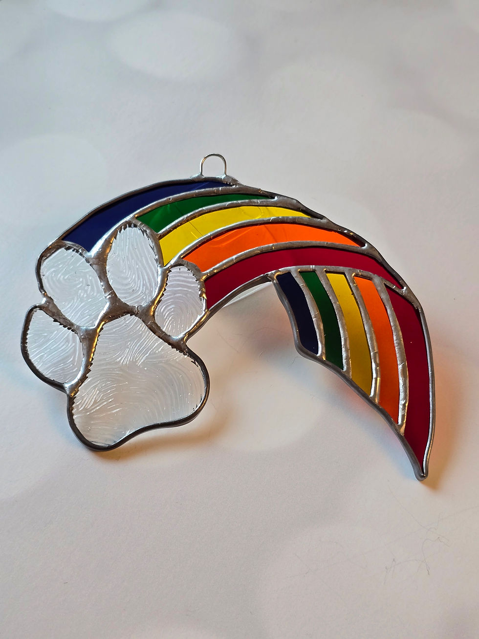 Thumbnail: Rainbow Bridge Stained Glass Suncatcher Second View