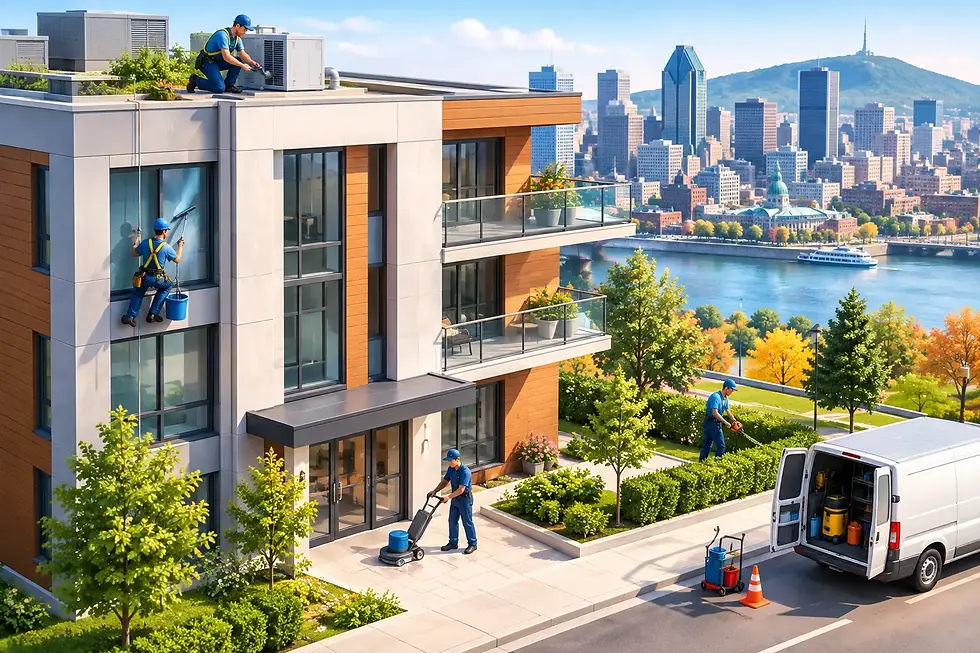 Meilleurs services entretien immeubles à Montréal