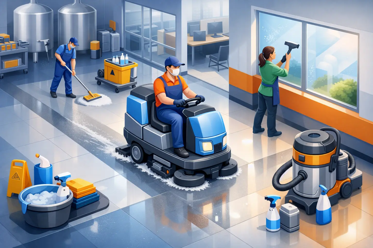 Qu’est-ce que le nettoyage industriel ?