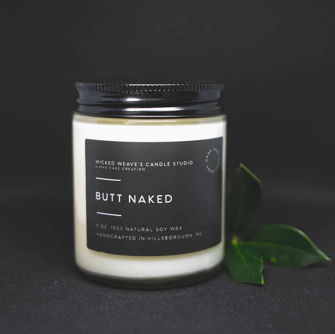 Butt Naked Soy Wax Candle 8 oz