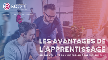 avantages apprentissage Groupe ESCCOT Ecole de commerce rennes