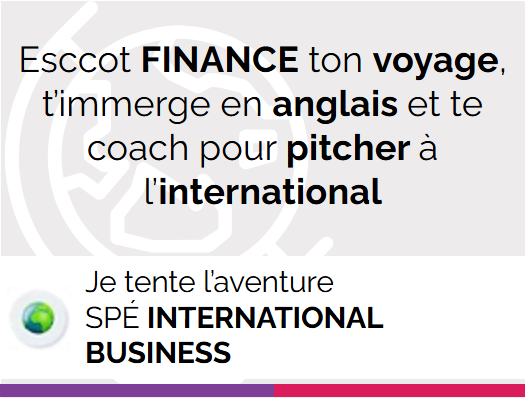 International Business ESCCOT : voyage salon international, cours business en anglais, pitch développement international
