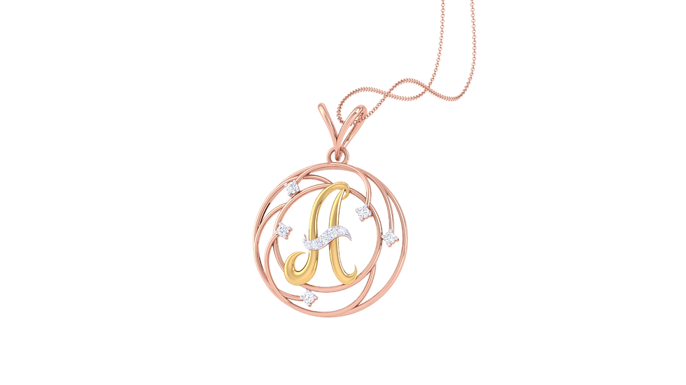 Letter Pendant A-Z 26 (2) A-O