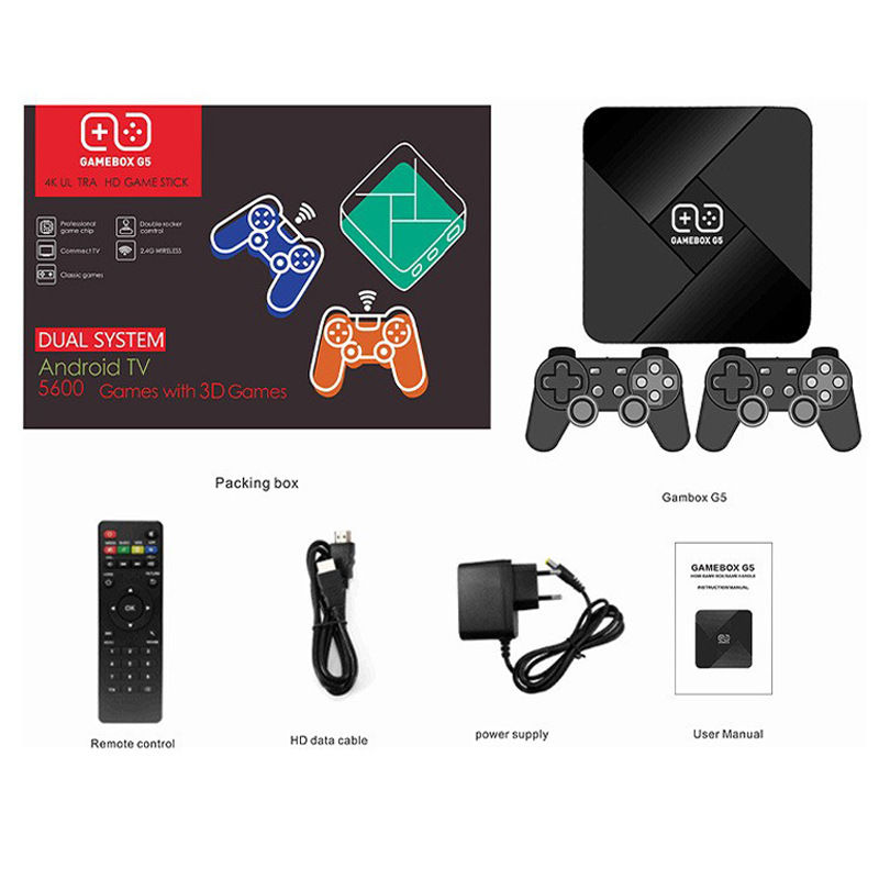 Thumbnail: G5 Game Console with Dual System and Wireless Controller