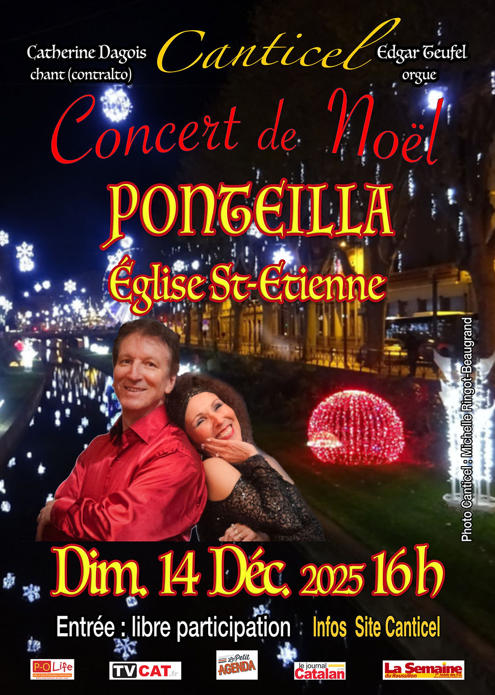 Duo Canticel Concert de Noel Eglise de Ponteilla 14 decembre 2025