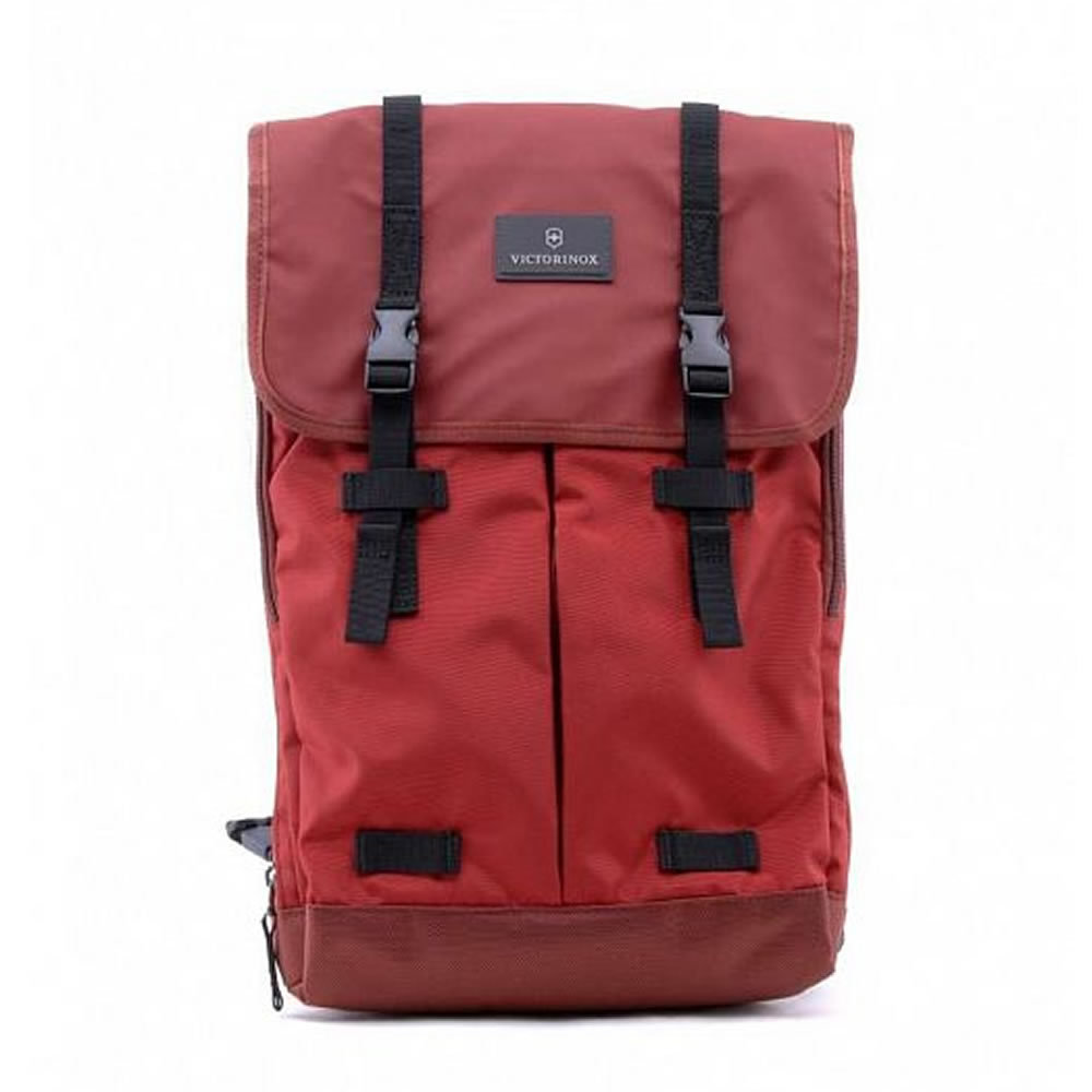 flapover drawstring laptop backpack