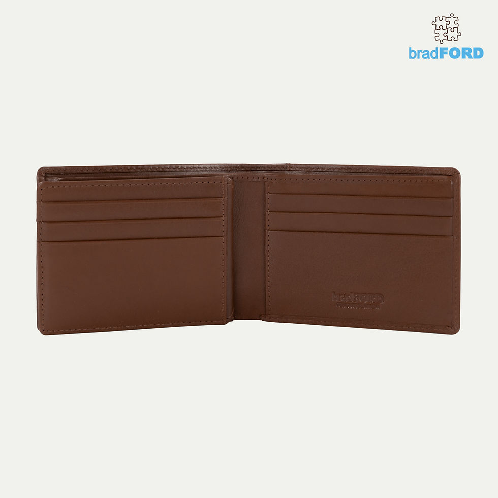 Thumbnail: bradFORD Nappa Leather Bi-Fold Multi-Compartment Wallet