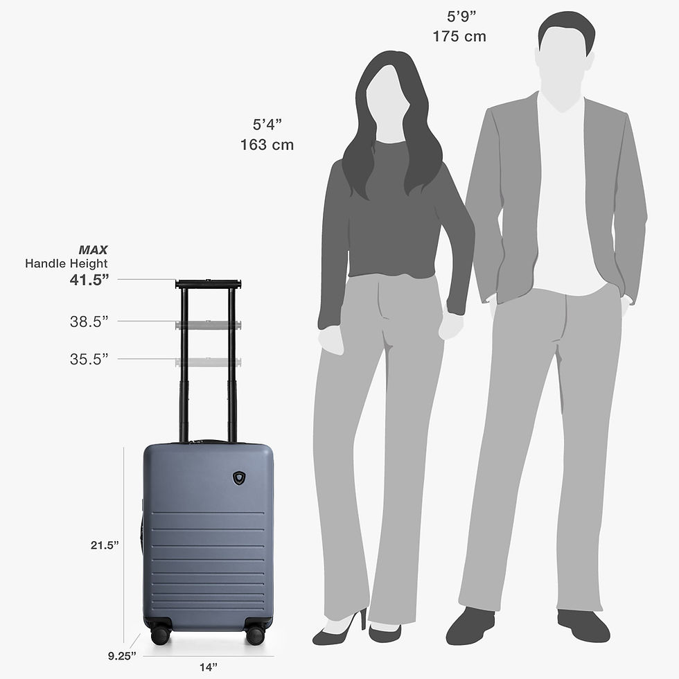 Thumbnail: Traveler's Choice Markham Polycarbonate Expandable Trolley Case