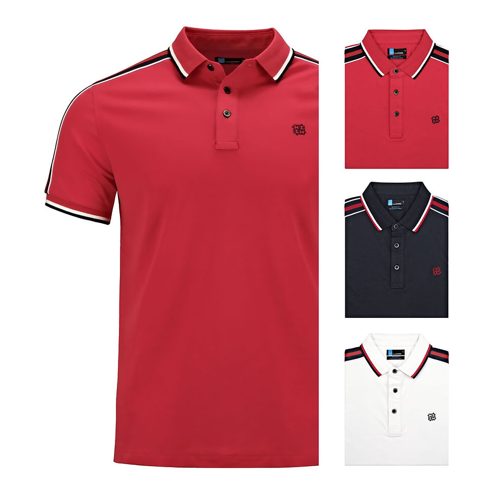 bradFORD Men's Smart Casual Polo Shirt