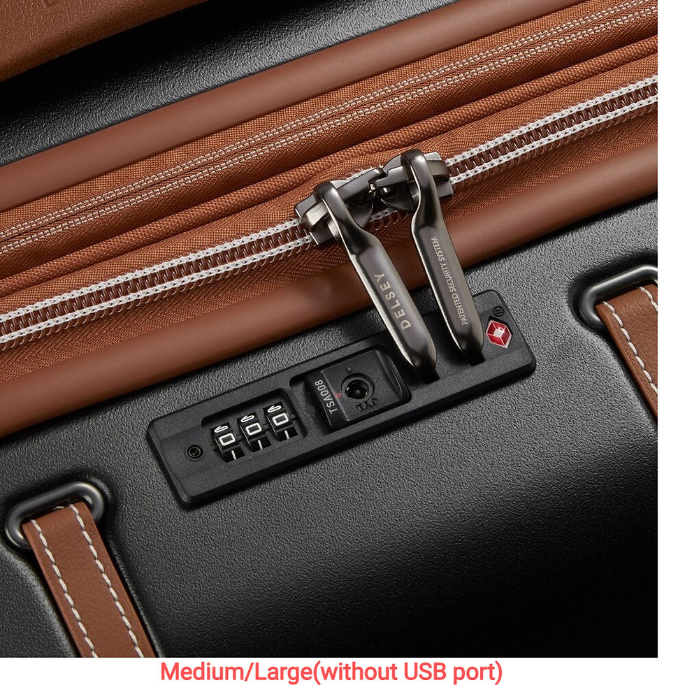 Thumbnail: Delsey DEAUVILE/CADENCE 55&76cm 4 Double Wheel Expandable Trolley Case/Suitcase