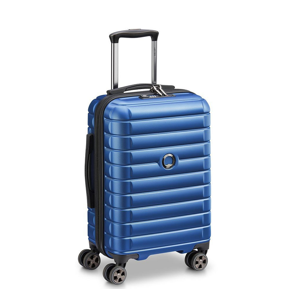 Thumbnail: DELSEY SHADOW 5.0 55CM 4 Double Wheels Expandable Cabin Trolley Case