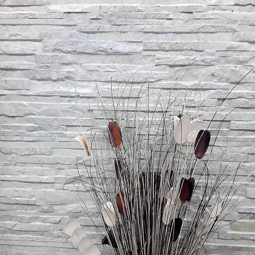 Steenstrip Lichtgrijs Wandtegels op het wand