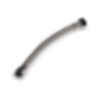 Tanaro flexibele aansluitslang 1/2"x3/8" bi-bi 25cm, chroom