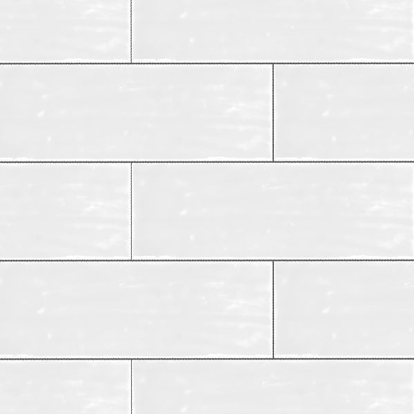Thumbnail: Handvorm glans witte metro tegels aan de wand