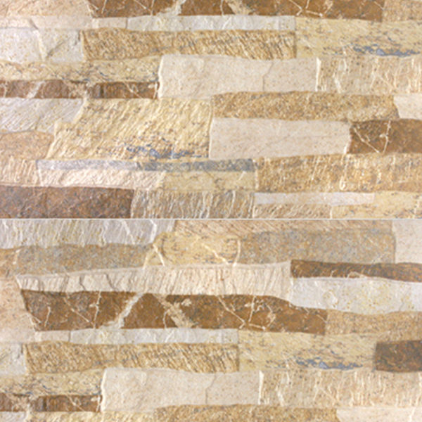 Close up Steenstrips Beige Wandtegels