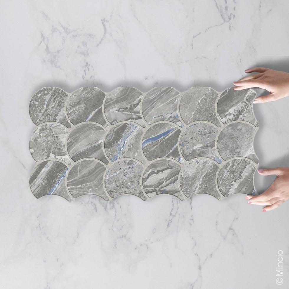 Scaphoe Grijs Visschub Wandtegels 30x60