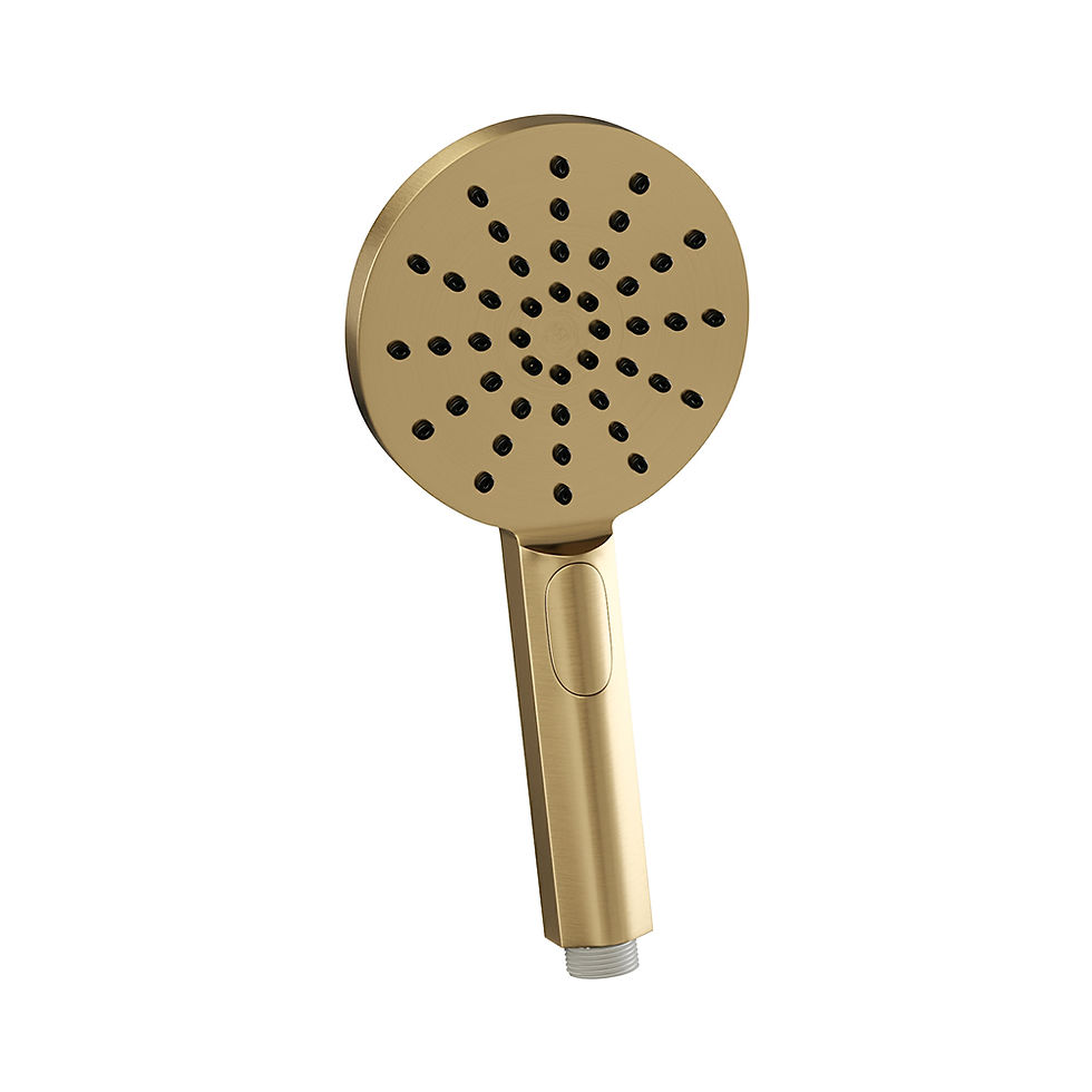 Thumbnail: Brauer Inbouwset 24 Thermostatische regendouche Ø300 Gold Edition