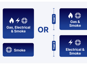 Infographic showing how safety checks can be aligned over 2 years