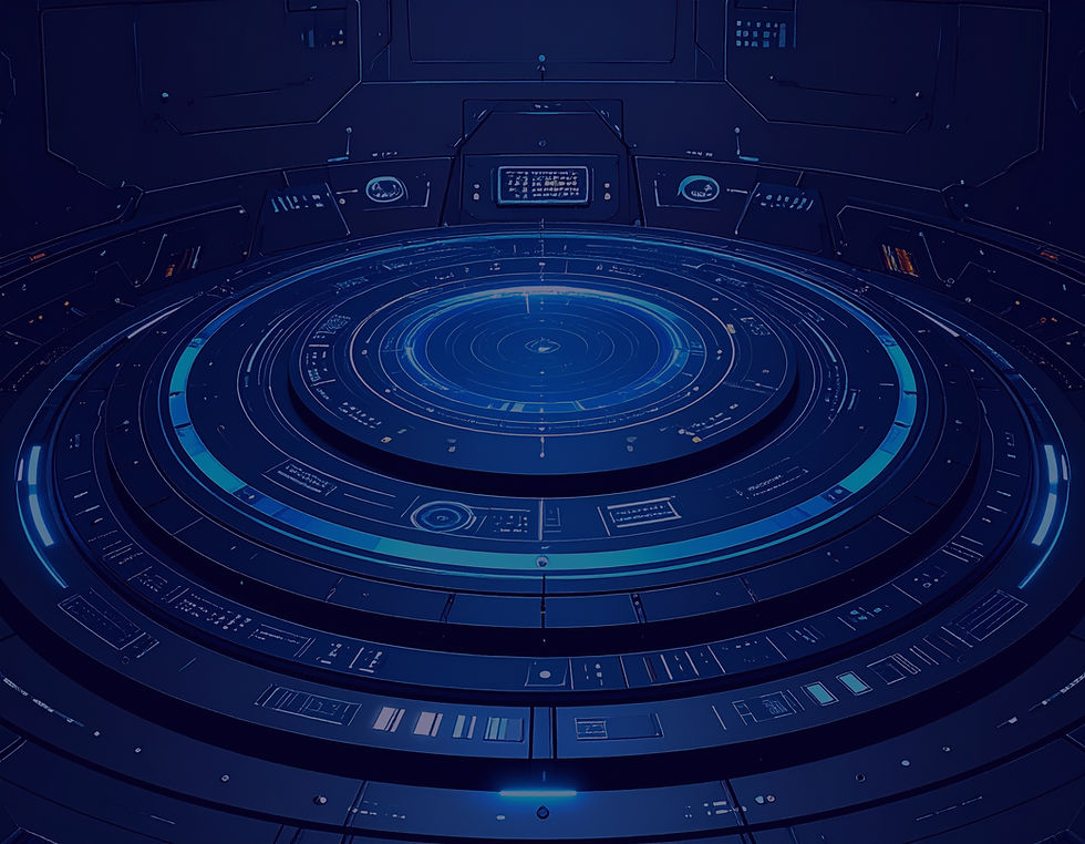 Firefly_Futuristic Interface With simple HUD Elements On Dark Background 3D Rendering 45 d