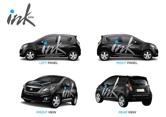INK asia Company car livery
