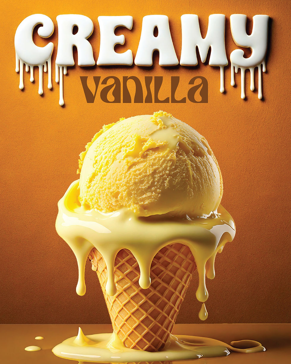 CREAMY VANILLA POSTER