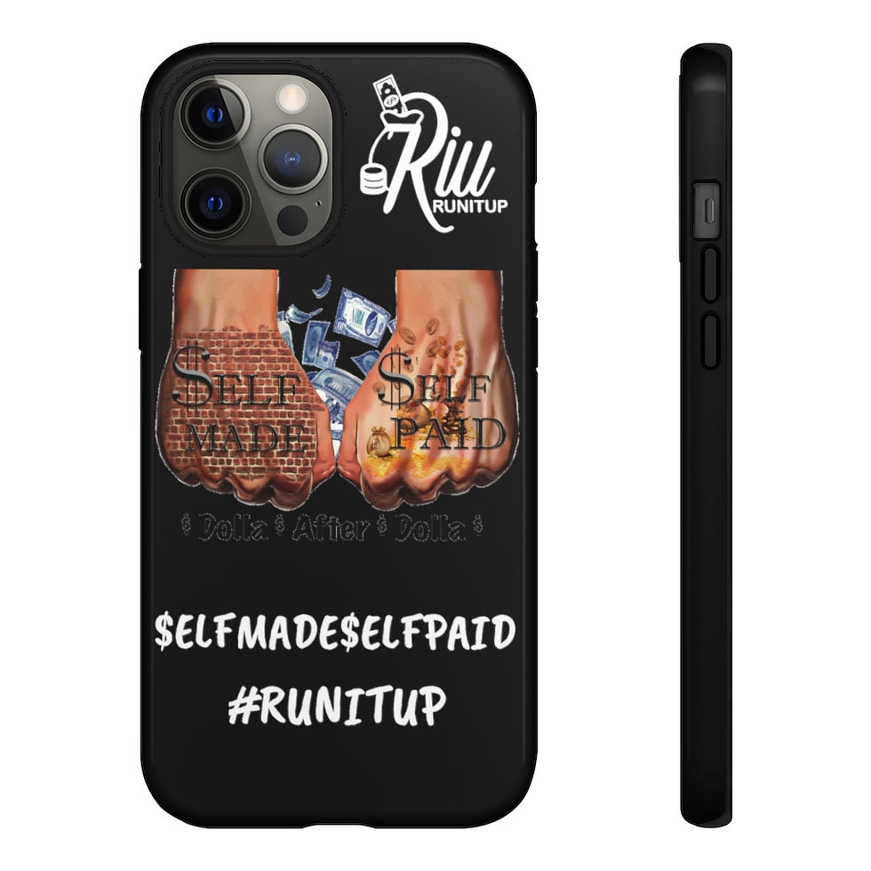Thumbnail: BLACK SMSP RUNITUP PHONE CASE