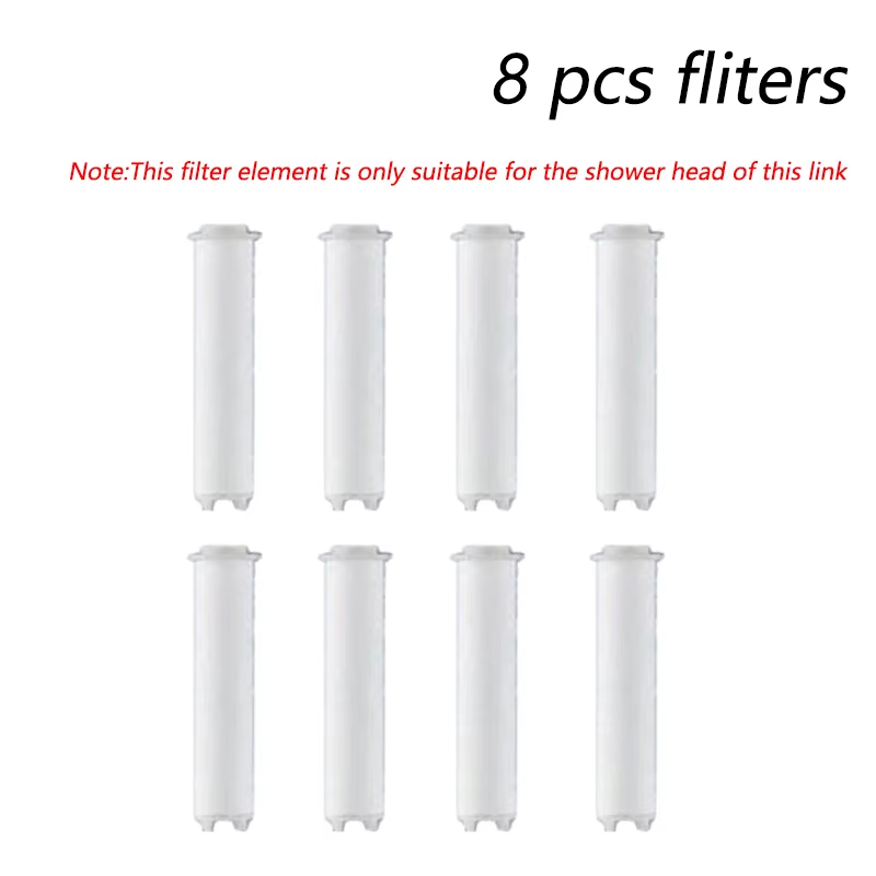 High Quality 8 Mode Shower Head Water Filter Adjustable High Pressure Shower Por
