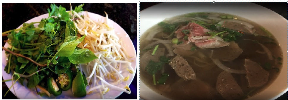 Arranged Food and Objects