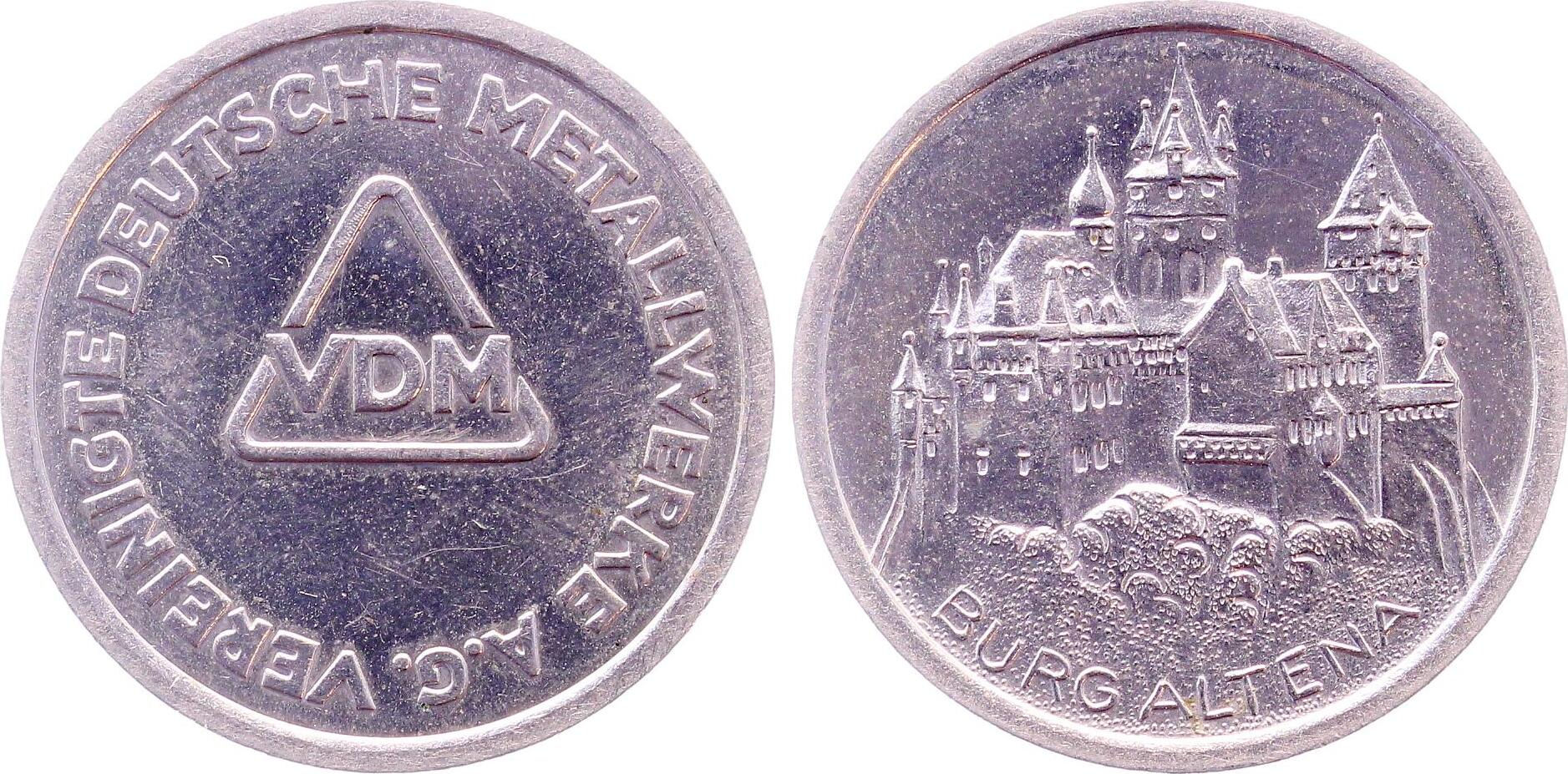 5 DM Probe Hamburg VDM Burg Altenau auf Raiffeisen Rohling PROB396-68J