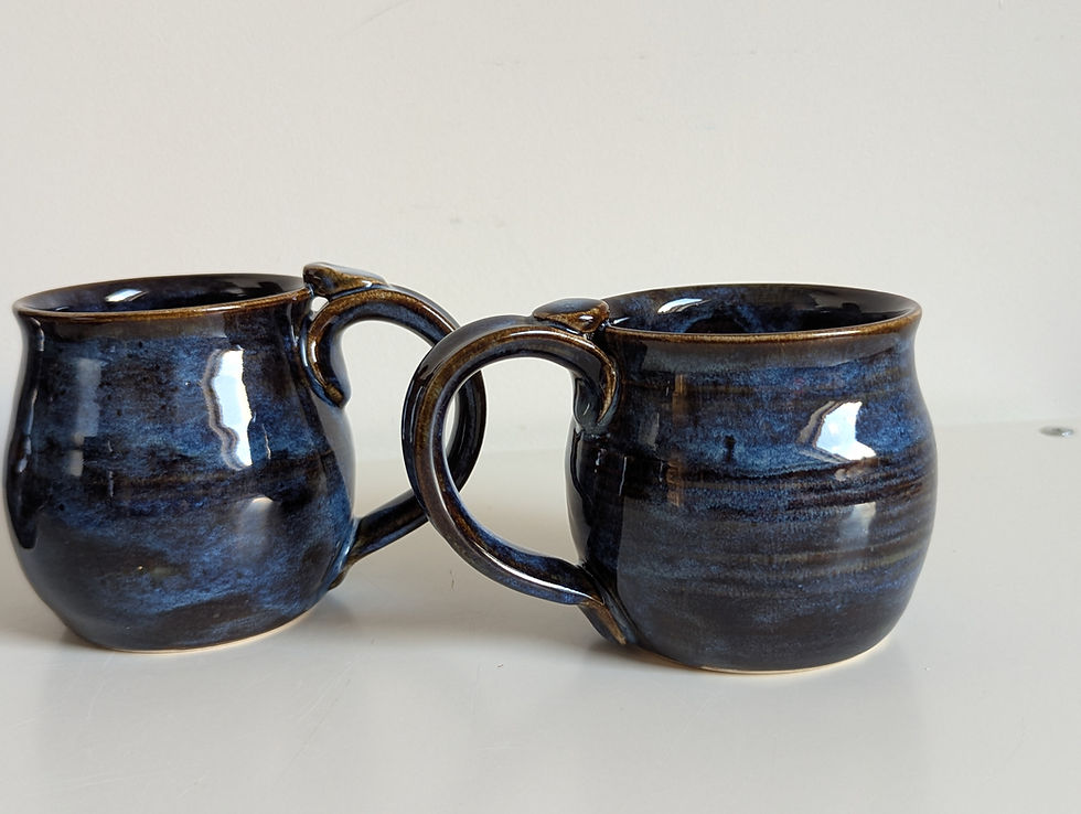 Handmade Blue mug