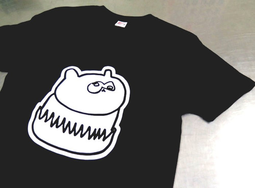 たぬきさん黒Tシャツ | 志たあめや オフィシャルサイト