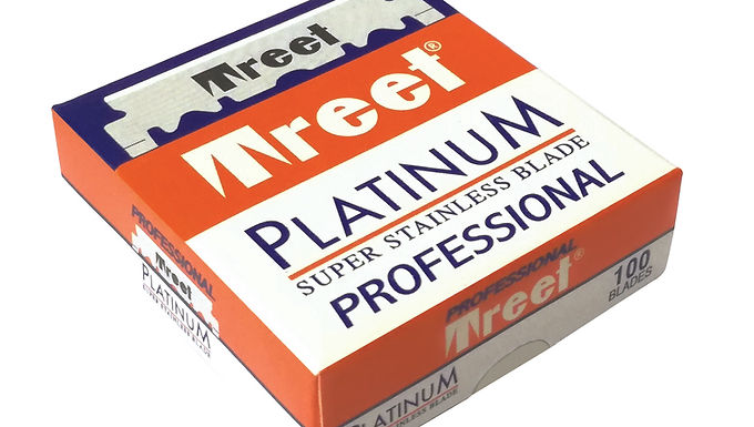 Treet Platinum Professional Single Edge Razor Blades, 100 blades