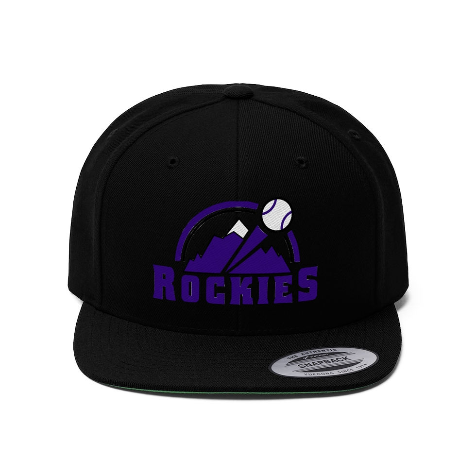 ROCKIES Unisex Flat Bill Hat