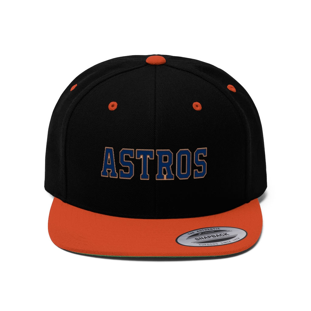 ASTROS Unisex Flat Bill Hat