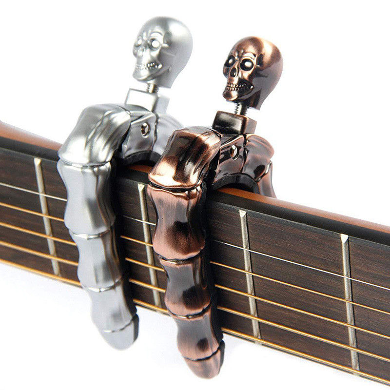 Thumbnail: Skull Head & Finger Guitar Capo