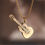 Thumbnail: Acoustic Guitar Pendant Necklace