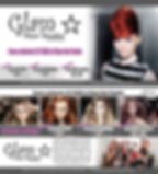 glam hair studio postcard