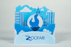Pop-up Event Mailer for a Zoo straight on